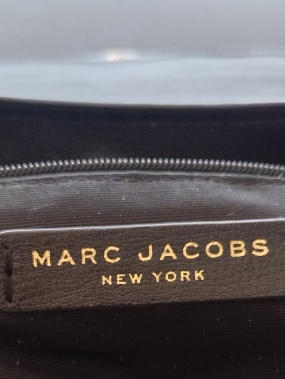 Marc Jacobs Mini Rider Black Leather Crossbody Bag With Gold Hardware - Picture 13 of 16